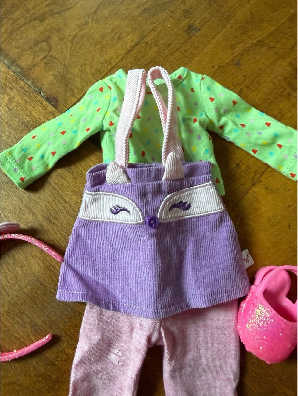 American Girl WellieWishers Smart as a Fox School Outfit 2020 RETIRED B229 - Picture 2 of 5